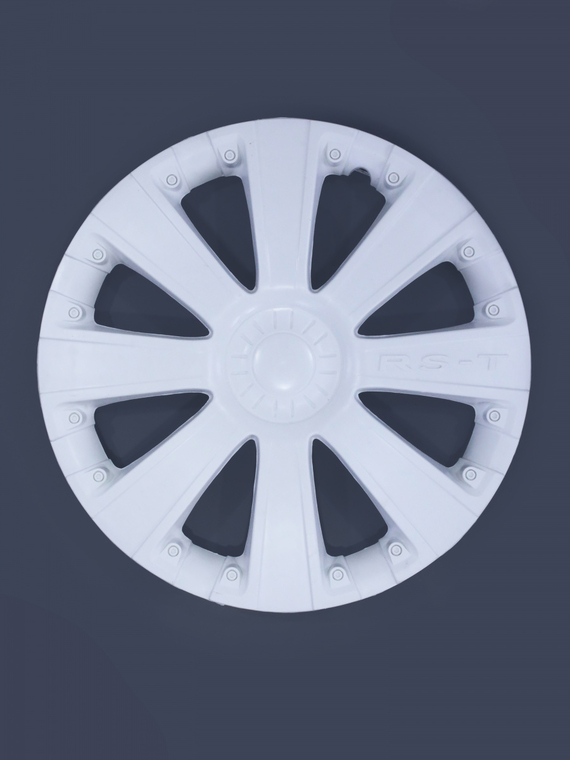 Колпак колеса R14 RS-Tбелый (пруж) кт 4 шт.(2+2) REDMARK