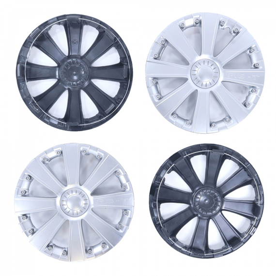 Колпак колеса R15 RS-T (пруж) кт 4 шт. (2+2) REDMARK